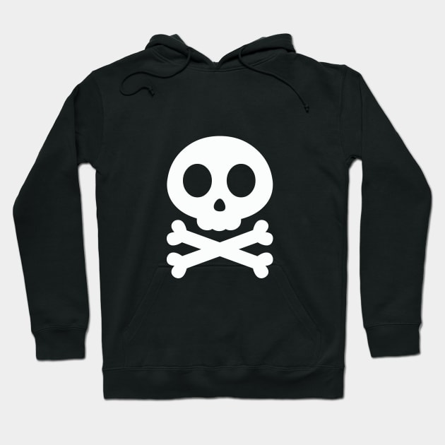 Cute Skull and Crossbones Hoodie by jverdi28